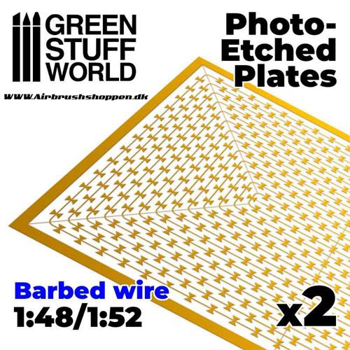 Barbed Wire - Photo-etched Plates 2 stk.